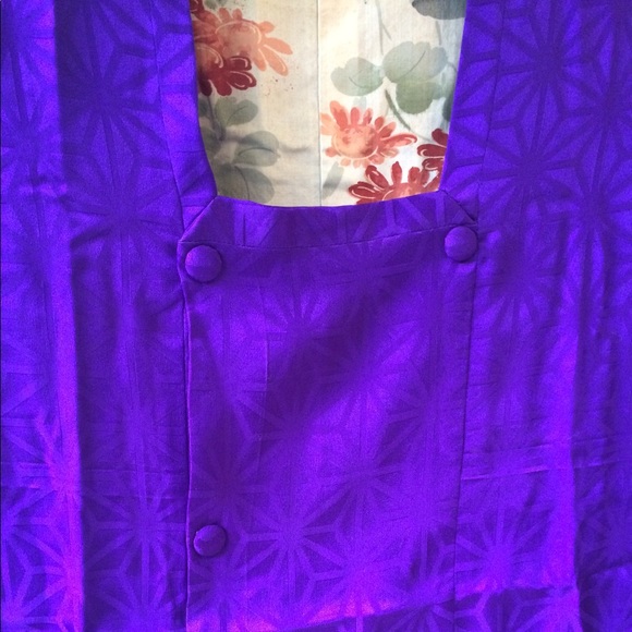 Vintage silk michiyuki coat - Picture 4 of 8